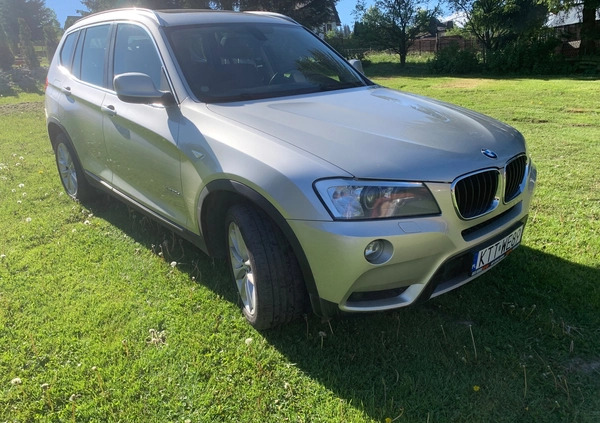 BMW X3 cena 59900 przebieg: 170000, rok produkcji 2013 z Krynki małe 121
